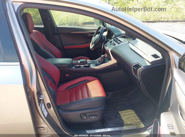 JTJSARDZ5M2264440 2021 LEXUS NX 300 Gray Widok wnętrza z przodu