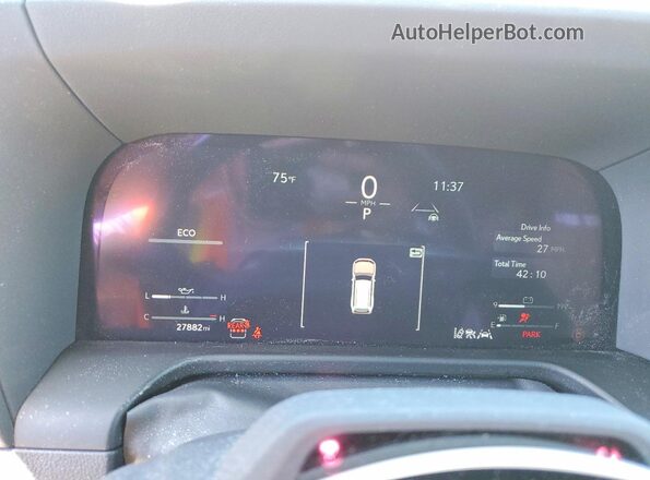 JTJTBCDX6R5019147 2024 LEXUS GX Gray Instrument cluster view