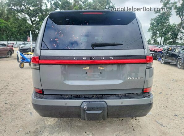 JTJVBCDX1R5002183 2024 LEXUS GX Gray Rear view