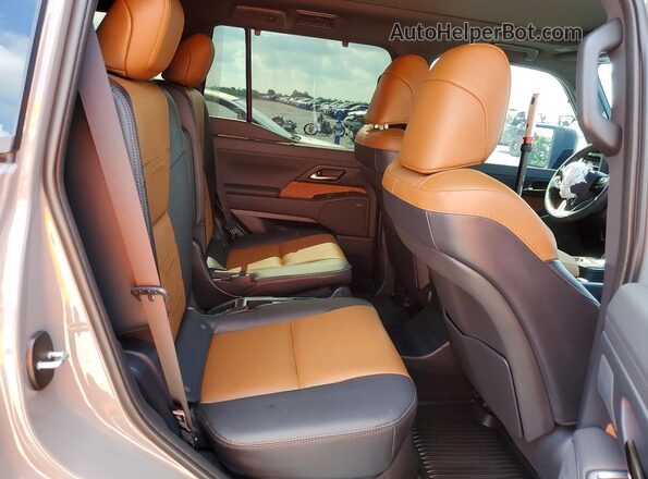 JTJVBCDX7S5066718 2025 LEXUS GX Gray უკანა სალონის ხედი