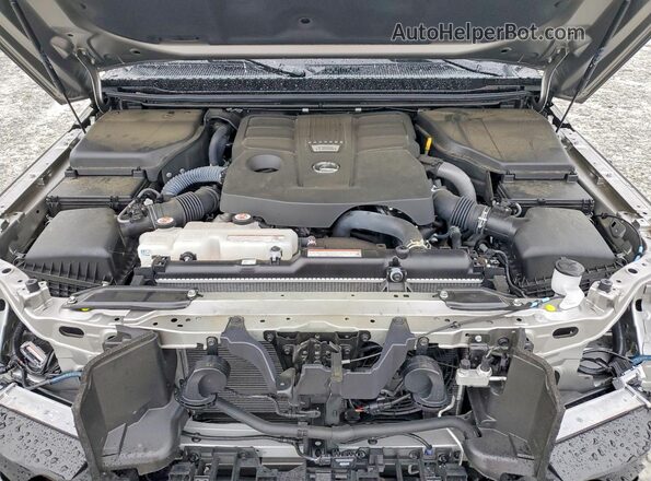 JTJVBCDX9R5021550 2024 LEXUS GX Silver Widok komory silnika