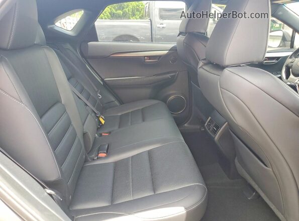 JTJYARBZ1G2026490 2016 LEXUS NX Серебряный Вид задних сидений