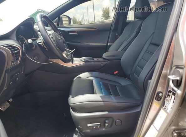 JTJYARBZ1G2026490 2016 LEXUS NX Серебряный Вид салона спереди