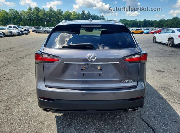 JTJYARBZ1G2034007 2016 LEXUS NX Gray Вид ззаду