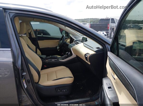 JTJYARBZ1G2035190 2016 LEXUS NX 200T Gray Սալոնի դիմացի տեսք
