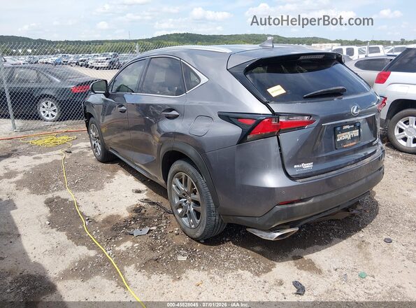 JTJYARBZ1G2035190 2016 LEXUS NX 200T Gray Հետևի ձախ