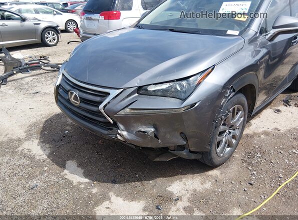 JTJYARBZ1G2035190 2016 LEXUS NX 200T Gray Դիմացի տեսք