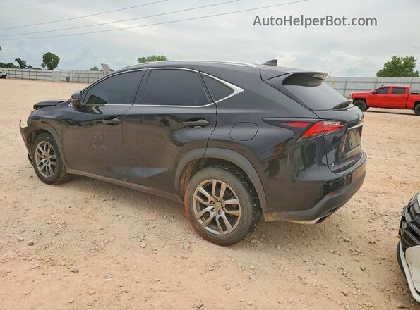JTJYARBZ1G2045265 2016 LEXUS NX Black Tył lewy