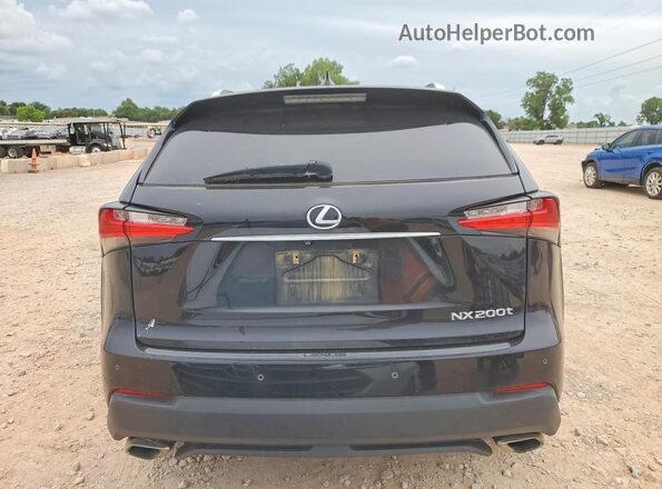 JTJYARBZ1G2045265 2016 LEXUS NX Black Widok z tyłu
