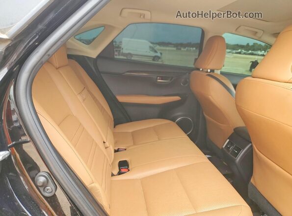 JTJYARBZ1G2045265 2016 LEXUS NX Black Widok wnętrza z tyłu