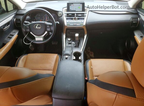 JTJYARBZ1G2045265 2016 LEXUS NX Black Widok deski rozdzielczej