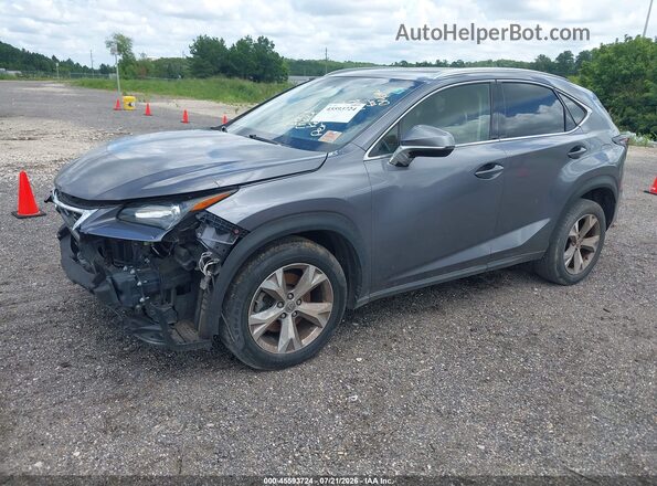 JTJYARBZ1H2056672 2017 LEXUS NX 200T Gray Передня ліва чверть
