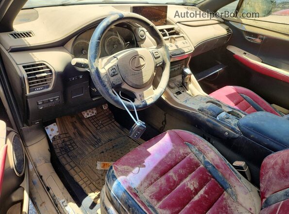 JTJYARBZ1J2092884 2018 LEXUS NX Silver Widok deski rozdzielczej