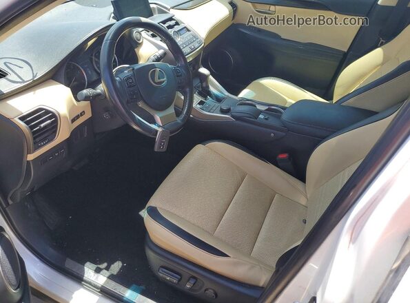 JTJYARBZ2G2031343 2016 LEXUS NX White Вид салону спереду