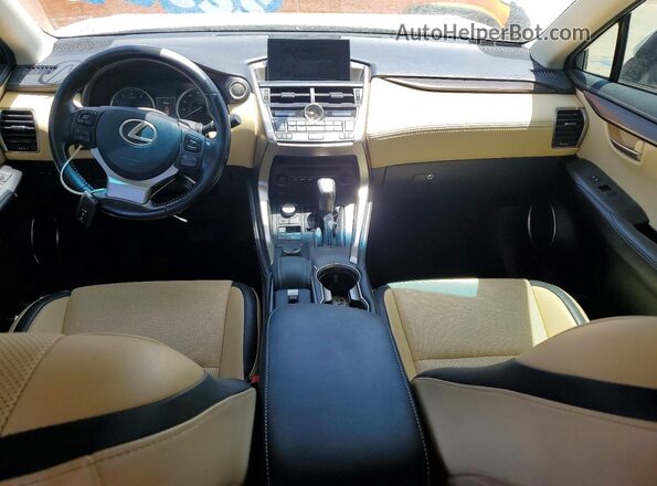 JTJYARBZ2G2031343 2016 LEXUS NX White Вид панелі приладів