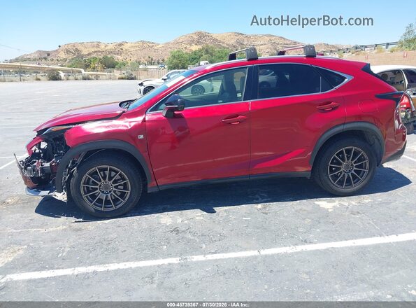 JTJYARBZ2G2043881 2016 LEXUS NX 200T Red 
