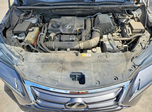 JTJYARBZ2H2071343 2017 LEXUS NX Gray ძრავის განყოფილების ხედი