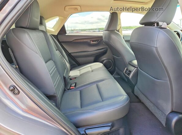JTJYARBZ2H2071343 2017 LEXUS NX Gray უკანა სალონის ხედი