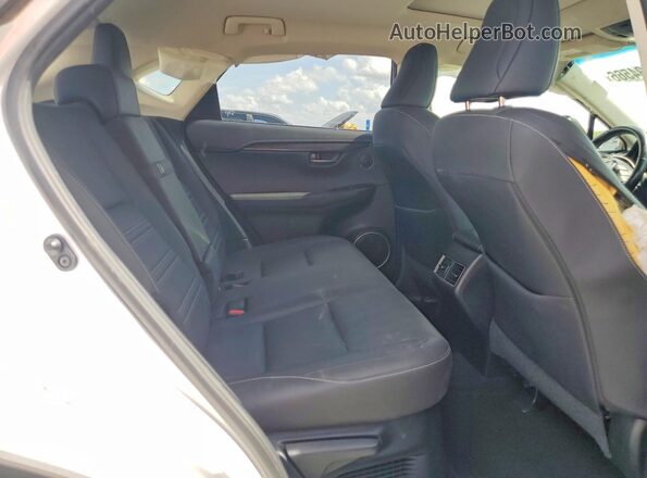 JTJYARBZ2J2093588 2018 LEXUS NX White Հետևի նստատեղերի տեսք