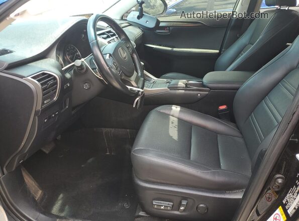 JTJYARBZ2J2102130 2018 LEXUS NX Черный Вид салона спереди