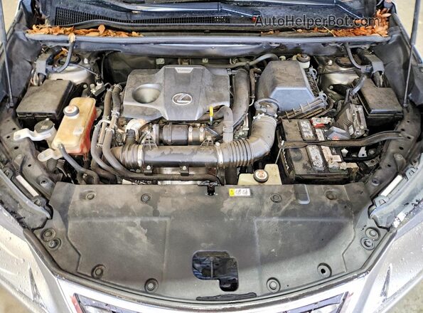 JTJYARBZ2K2134769 2019 LEXUS NX Silver ძრავის განყოფილების ხედი
