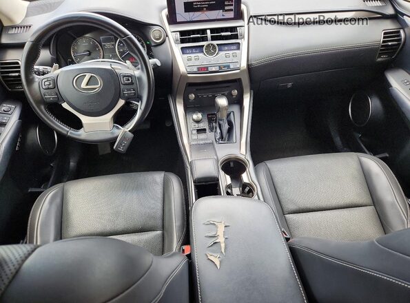 JTJYARBZ3J2105277 2018 LEXUS NX Черный Вид панели приборов