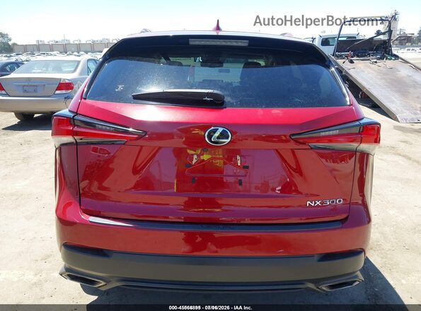 JTJYARBZ3K2128110 2019 LEXUS NX 300 Red 