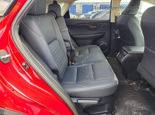 JTJYARBZ4H2063258 2017 LEXUS NX Burgundy Rear interior view