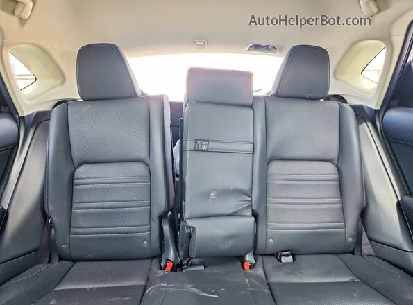 JTJYARBZ4H2063258 2017 LEXUS NX Burgundy Rear seats view