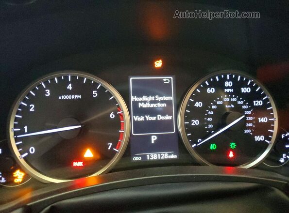 JTJYARBZ4K2129721 2019 LEXUS NX White Widok zestawu wskaźników