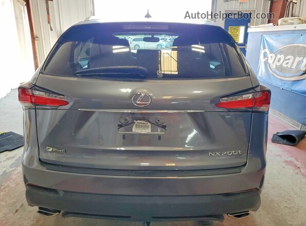 JTJYARBZ5G2038805 2016 LEXUS NX Gray Widok z tyłu