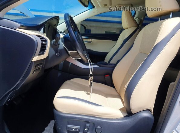 JTJYARBZ5G2046239 2016 LEXUS NX Silver Vista interior delantera