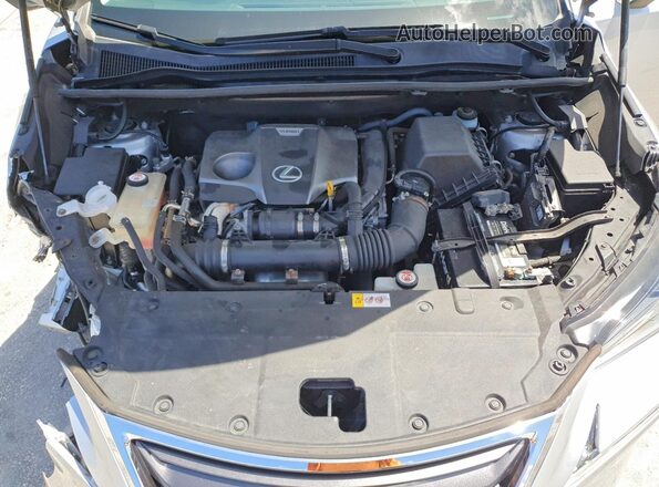 JTJYARBZ5G2046239 2016 LEXUS NX Silver Vista del compartimento del motor