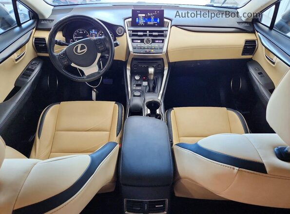 JTJYARBZ5H2054746 2017 LEXUS NX White Առջևի վահանակի տեսք