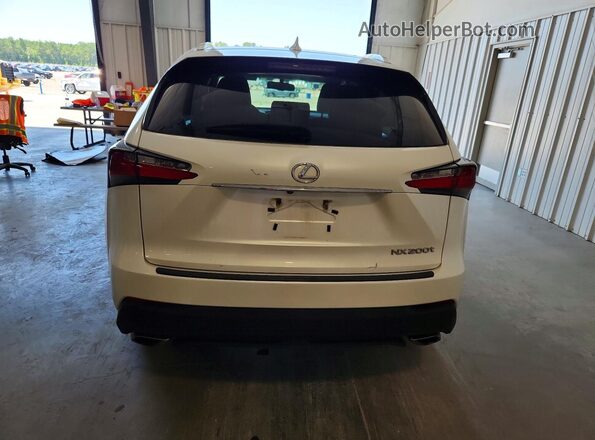 JTJYARBZ5H2054746 2017 LEXUS NX White Հետևի տեսք