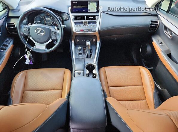 JTJYARBZ5J2111405 2018 LEXUS NX Red Dashboard view