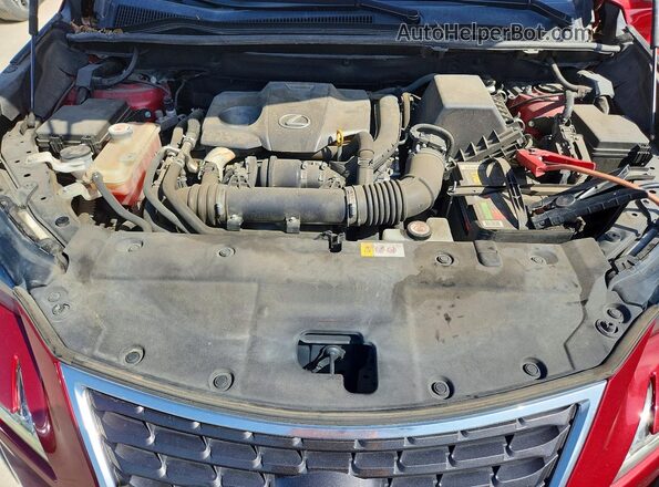 JTJYARBZ5J2111405 2018 LEXUS NX Red Engine compartment view