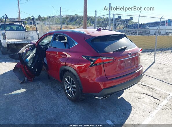 JTJYARBZ6G2026419 2016 LEXUS NX 200T Red უკანა მარცხენა