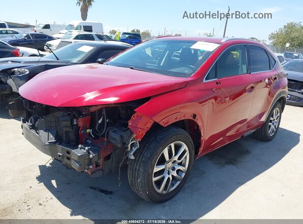 JTJYARBZ6G2028896 2016 LEXUS NX 200T Red Vista tres cuartos delantera izquierda