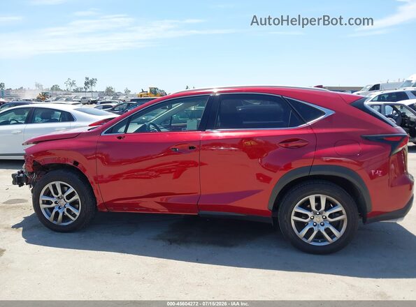 JTJYARBZ6G2028896 2016 LEXUS NX 200T Red 