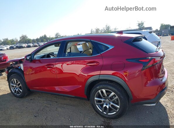 JTJYARBZ6G2035170 2016 LEXUS NX 200T Red 