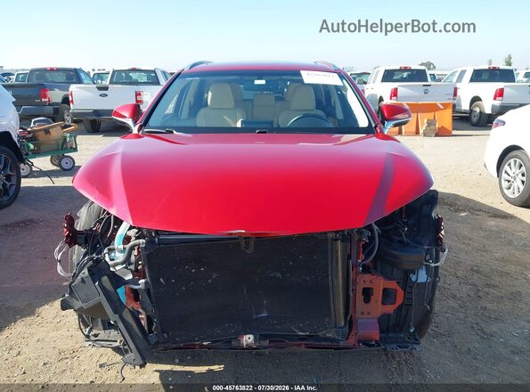 JTJYARBZ6G2035170 2016 LEXUS NX 200T Red უკანა სალონის ხედი