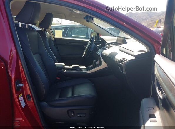 JTJYARBZ6K2118137 2019 LEXUS NX 300 Red Widok wnętrza z przodu