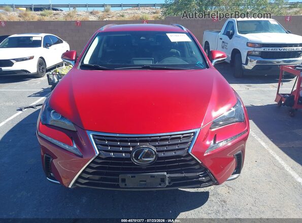 JTJYARBZ6K2118137 2019 LEXUS NX 300 Red Widok zestawu wskaźników