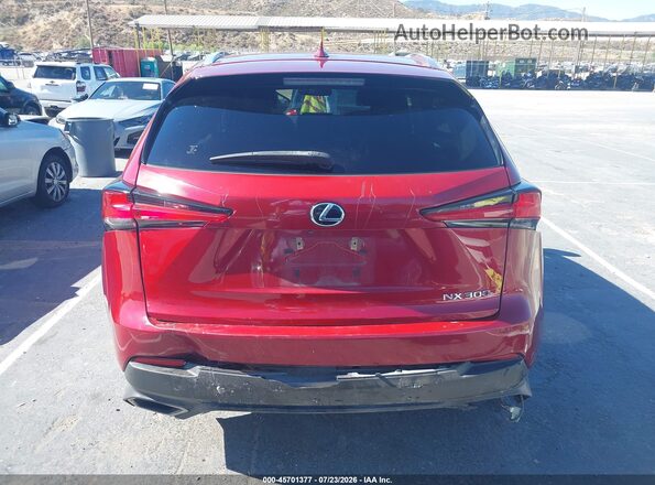 JTJYARBZ6K2118137 2019 LEXUS NX 300 Red 
