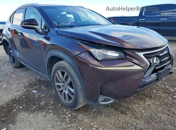 JTJYARBZ8G2022114 2016 LEXUS NX Burgundy Передня права чверть