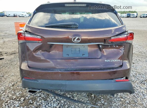 JTJYARBZ8G2022114 2016 LEXUS NX Burgundy Вид ззаду