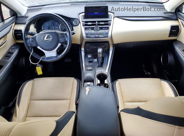 JTJYARBZ8G2022114 2016 LEXUS NX Burgundy Вид панелі приладів