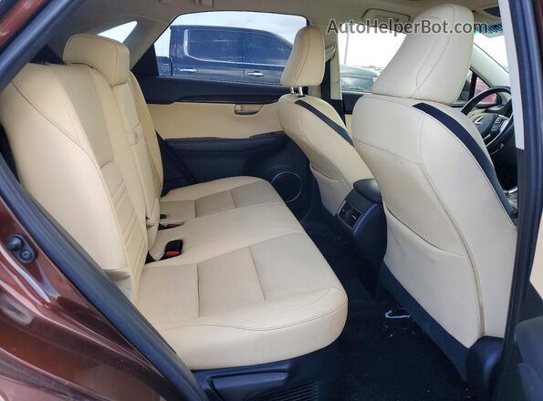 JTJYARBZ8G2022114 2016 LEXUS NX Burgundy Вид задніх сидінь