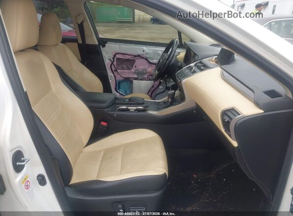 JTJYARBZ8G2026549 2016 LEXUS NX 200T White წინა სალონის ხედი